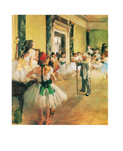 Edgar Degas  La classe de danse affiche art 24x30cm | yourdeclineoration.com