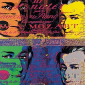 GÃ¼nter Edlinger  Mozart 1 affiche art 80x80cm | yourdeclineoration.com