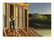 PGM Edward Hopper Sunlight on Brownstones affiche art 40x30cm | yourdeclineoration.com