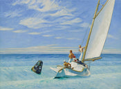 PGM Edward Hopper Ground Swell 1939 affiche art 70x50cm | yourdeclineoration.com