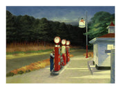 PGM Edward Hopper Gas affiche art 40x30cm | yourdeclineoration.com