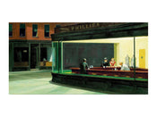 PGM Edward Hopper Nighthawks affiche art 40x30cm | yourdeclineoration.com