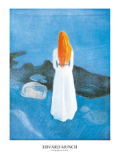 Edvard Munch  Young girl on a Jetty affiche art 60x80cm | yourdeclineoration.com