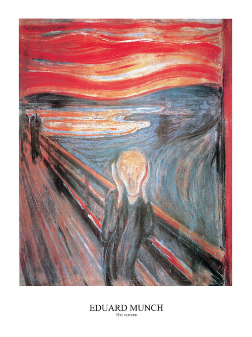 Edvard Munch  The Scream affiche art 50x70cm | yourdeclineoration.com