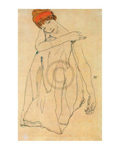 Egon Schiele  Die TÃ¤nzerin affiche art 40x50cm | yourdeclineoration.com