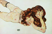 Egon Schiele  Nudo di ragazza affiche art 90x60cm | yourdeclineoration.com
