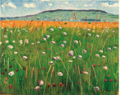 Ferdinand Hodler  WiesenstÃ¼ck 1900/1902 affiche art 60x48cm | yourdeclineoration.com