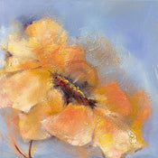 Elena Filatov  Bright Anemone II affiche art 50x50cm | yourdeclineoration.com