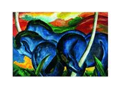 Franz Marc  Die groÃŸen blauen Pferde affiche art 71x56cm | yourdeclineoration.com