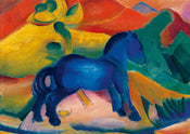 PGM Franz Marc Blaues Pferdchen affiche art 30x21cm | yourdeclineoration.com