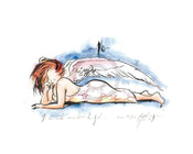 Sabine Gerke  Engel Nr. 16 affiche art 30x24cm | yourdeclineoration.com