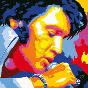 Vladimir Gorsky  Elvis affiche art 85x85cm | yourdeclineoration.com