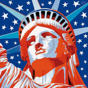 Vladimir Gorsky  Statue of Liberty affiche art 85x85cm | yourdeclineoration.com