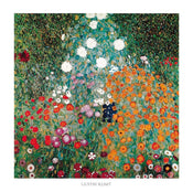 Gustav Klimt  Giardino fiorito affiche art 70x70cm | yourdeclineoration.com