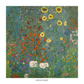 Gustav Klimt  Il giardino di compagna affiche art 70x70cm | yourdeclineoration.com