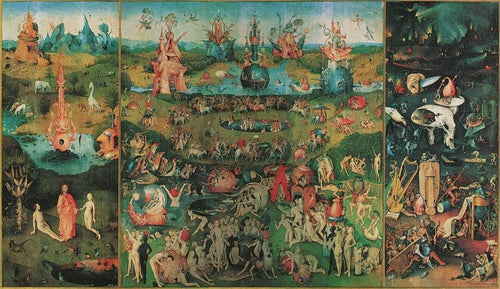 Hieronymus Bosch  Garden of earthly Delight affiche art 116x67cm | yourdeclineoration.com