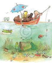 Janosch  Bootsfahrt affiche art 48x58cm | yourdeclineoration.com