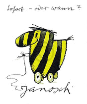 Janosch  Tigerente sofort affiche art 48x58cm | yourdeclineoration.com