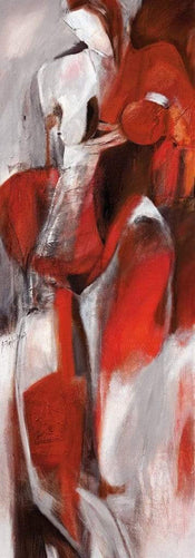Jutta TÃ¶pfer  Verletzlich affiche art 35x100cm | yourdeclineoration.com
