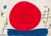 Joan Miro  Senza titolo affiche art 100x70cm | yourdeclineoration.com