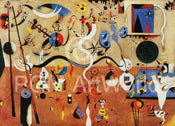Joan Miro  Il carnevale d'Arlecchino affiche art 80x60cm | yourdeclineoration.com