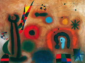 Joan Miro  Libelle mit roten FlÃ¼geln affiche art 80x60cm | yourdeclineoration.com