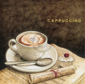 Mepas G.P.  Cappuccino affiche art 40x40cm | yourdeclineoration.com