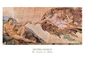 Michelangelo  La creazione di Adamo affiche art 120x80cm | yourdeclineoration.com