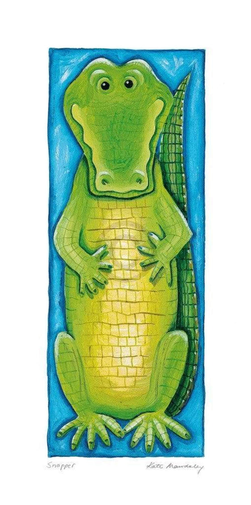 Kate Mawdsley  Snapper affiche art 15x30cm | yourdeclineoration.com