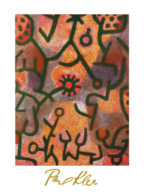Paul Klee  Flora di Roccia affiche art 60x80cm | yourdeclineoration.com