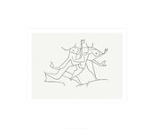 PGM Paul Klee Animaux en Fuite affiche art 60x50cm | yourdeclineoration.com