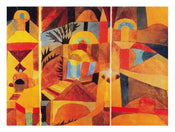 Paul Klee  Il giardino del tempio affiche art 80x60cm | yourdeclineoration.com