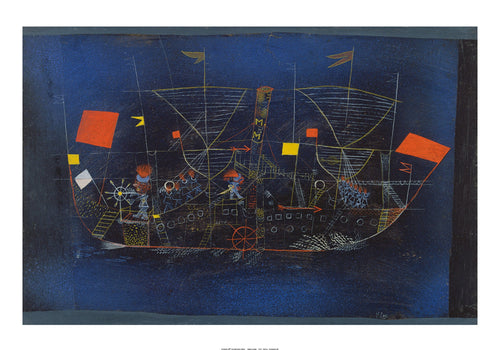 Paul Klee  Abenteuerschiff affiche art 100x70cm | yourdeclineoration.com