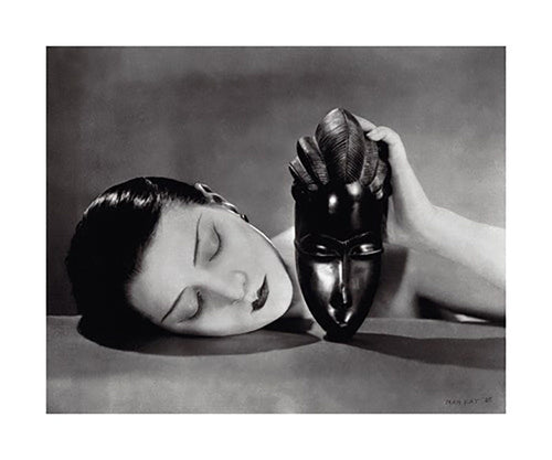 PGM Man Ray Noir et Blanche affiche art 60x50cm | yourdeclineoration.com