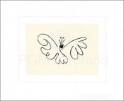 Pablo Picasso  Le Papillon affiche art 50x60cm | yourdeclineoration.com