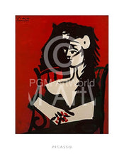 Pablo Picasso  Jacqueline a Mantil affiche art 40x50cm | yourdeclineoration.com