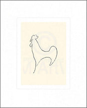 Pablo Picasso  Coq Detail affiche art 50x60cm | yourdeclineoration.com