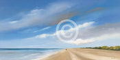 Hans Paus  Along the Sea I affiche art 100x50cm | yourdeclineoration.com