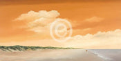 Hans Paus  Along the Sea II affiche art 100x50cm | yourdeclineoration.com