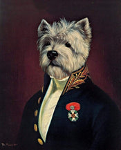 Thierry Poncelet  The Officer's Mess affiche art 28x35cm | yourdeclineoration.com