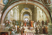 Raffael  La scuola di Atene affiche art 90x60cm | yourdeclineoration.com