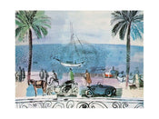 Raoul Dufy  Promenade a Nice affiche art 80x60cm | yourdeclineoration.com