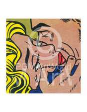 Roy Lichtenstein  Kiss V affiche art 35.5x28cm | yourdeclineoration.com