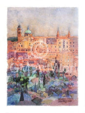 Ralf Westphal  Urbino, Palazzo Ducale, Marche affiche art 60x80cm | yourdeclineoration.com