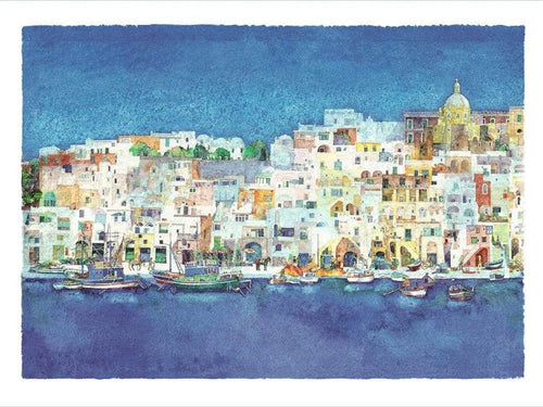 Ralf Westphal  Corricella, Insel Procida affiche art 40x30cm | yourdeclineoration.com