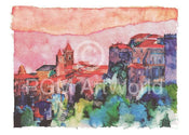 Ralf Westphal  Fosdinovo, Lunigiana, Apuanische Alpen affiche art 70x50cm | yourdeclineoration.com