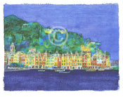 Ralf Westphal  Portofino / Ligurien affiche art 90x70cm | yourdeclineoration.com