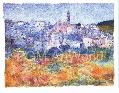 Ralf Westphal  Miglionico / Basilicata affiche art 100x70cm | yourdeclineoration.com