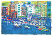 Ralf Westphal  Camogli / Levante affiche art 100x70cm | yourdeclineoration.com