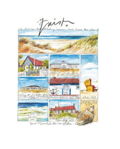 Sabine Gerke  Juist affiche art 40x50cm | yourdeclineoration.com